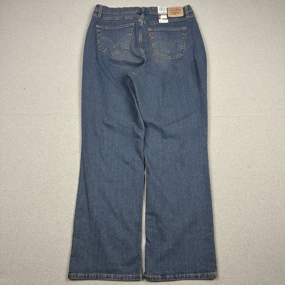 Vintage Y2K Levi's 550 Relaxed Boot Cut Stretch Denim Jeans Womens SZ 16 33x29 - Picture 12 of 15